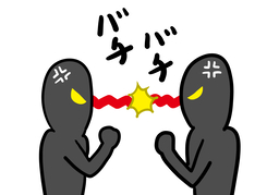 face to faceのイラスト